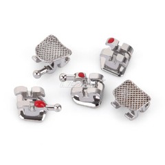 10X AZDENT Dental Ortho Brackets Mini/Standard MBT/Roth .022/.018 Hooks 3/3 4 5