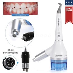 SANDENT Dental Air Polisher Prophy Handpiece AIR-FLOW Handy 4 Holes