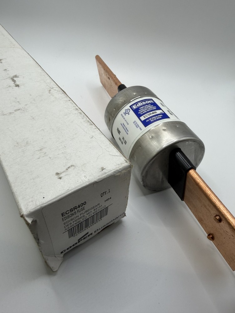 Edison ECSR400 400A 600V 200kA Time Delay Dual Element Current limiting RK5 Fuse