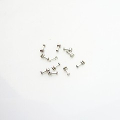 10pc Dental Stops Orthodontic Crimpable Hooks Short/Long/Left Cross tubes Braces