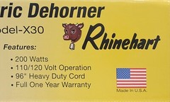 Rhinehart Factory Direct Electric Dehorner X30 00338 3/8 Tip