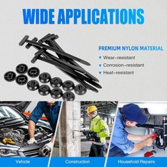 50PCS Nylon Universal Cable Heavy Duty Tie Buckle Self Locking Zip Ties Holder