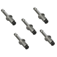 1/4 Shank to 3/8-24UNF Thread Drill Chuck Adapter Round Shank 5 PCS Part