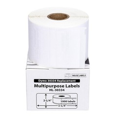 DYMO LW 30334 Medium Multipurpose Labels – (50) Rolls of 1000 – FREE & FAST SHIP
