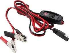 7.9FT/2.4M 16AWG Wire Harness with Silver Clamps Including 12V O Color: Silver