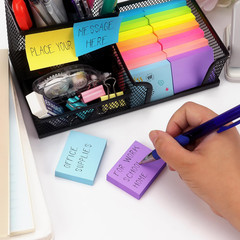 24 Pads 1.5X2 Inch Bright Colors Self-Stick Pads Total 1920 Sheets
