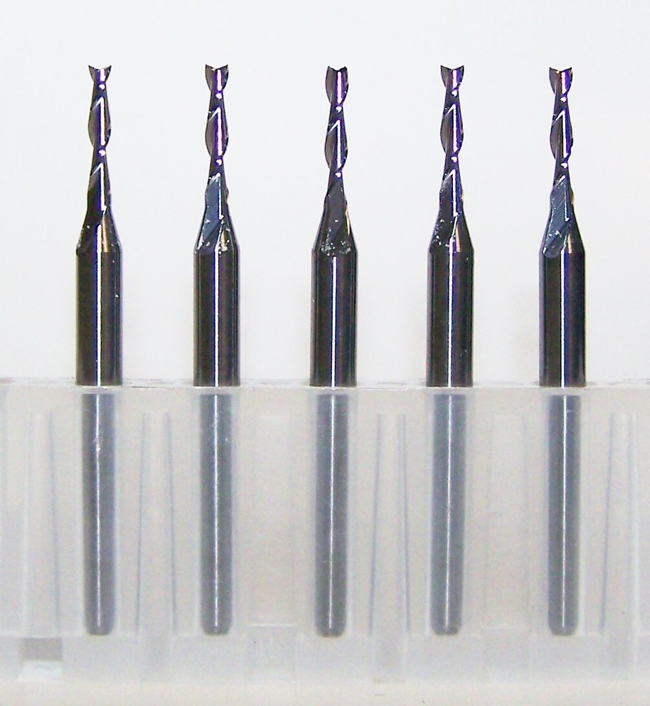 (5) 1.60mm (.0630″) CARBIDE END MILL 2 FLUTE NO RING – KEMMER KTTSFAI063029502R