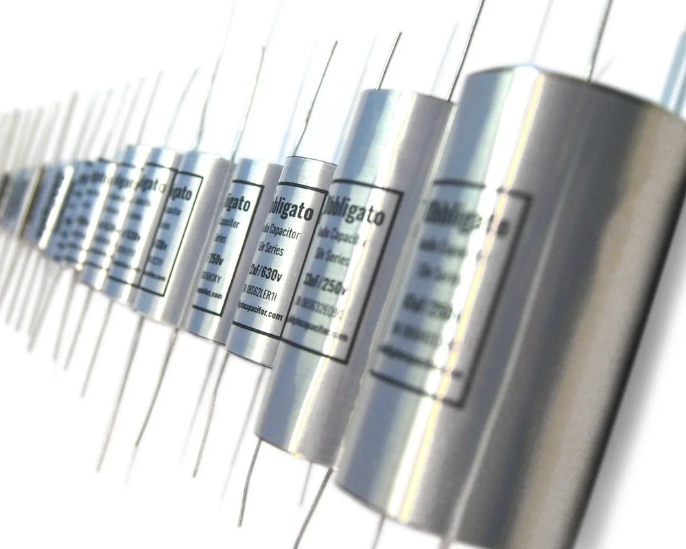Obbligato Capacitors – Silver Series Metallized Polypropylene Film Capacitors