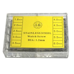670PCS Clock Watch Screws Repair Tools in 10 Different Sizes – 1.6mm to 6.0mm