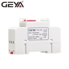 GEYA Programmable Digital LCD Timer Weekly Time Electronic Switch 15A 12-240V