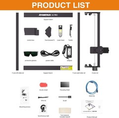 Used Atomstack A5 Pro Laser Engraver 40W DIY CNC Cutter for Wood Metal 410x400mm