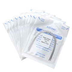 10X AZDENT Dental Orthodontic Super Elastic Niti Nature Rectangular Arch Wires