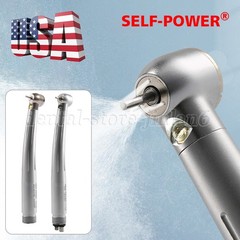 Dental Fiber Optic LED E-generator high speed handpiece Turbine 2 Holes/4 Holes