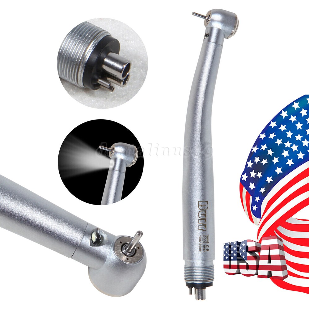 1-10 Dental LED E-generator /High Speed No-LED Handpiece 4 Hole NSK Style /Rotor