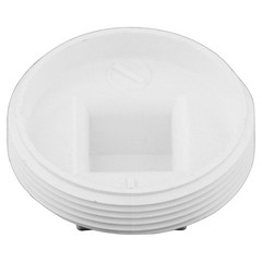 Charlotte Pipe PVC001060800 Sch 40 PVC Clean-Out Plug 2 x 2 MPT Dia. in.