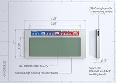 Tefuawe Hand Series 2×4 1/4 Automatic Welding Lens, 2 Amp TIG Rating