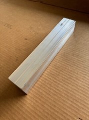 2″ X 2″ Aluminum Square 6061 Bar x 10″ Long, Solid Bar Stock