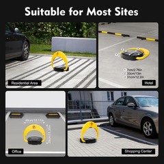 Car Parking Spot Lock Remote Control Anti-Collision Foldable Barrier Auto Sensor