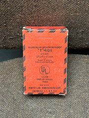 2.75 x 4.5 x 2 OUTDOOR Weatherproof Receptacle T BOX Aluminum & Cover T11 WR81C