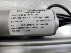 progressive automations Linear Actuator Pa-10-16-450-n-12vdc