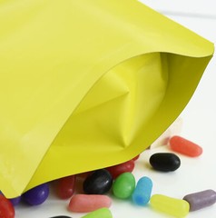 50/100 Heavy Duty Matte Colored Seal Seal Zipper Seal Bags Food Safe Snack Pouch