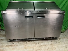 Delfield D4460-24M 60” 2 Door Mega Top Refrigerated Sandwich Prep Table 2157