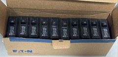 EATON BR120 Circuit Breakers (10 Pack) 20 AMP 1 Pole Type BR *NEW BOX of 10*
