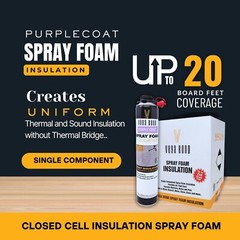 Vega Bond Purplecoat Single Component Spray Foam Insulation 24-Pack Set-480BF