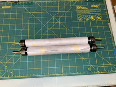 letterpress press 6×9 chase Daughaday improved model 2 press new rubber rollers
