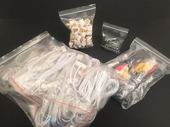 100 3×4 Clear 2 Mil Zipper Locking Bags- Resealable Plastic- Reclosable 3″x4″