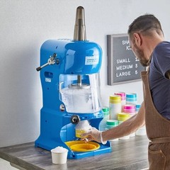 250W Commercial Ice Cub Shaved Ice Machine Premium Ice Shaver Snow Cone Maker