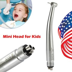 Dental High Speed Handpiece Small Mini Head Turbine 4 Hole Fit NSK