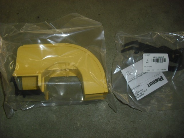 Panduit FRSPJ2X2YL Spill Over Junction Fitting with 2×2 Exit optical FiberRunner
