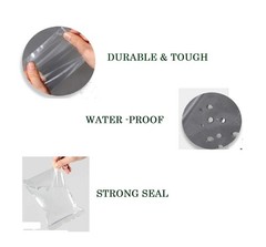 1000ct Clear Resealable 3″x5″ Zip Seal Top Lock 2MIL Clear Plastic Bags Baggies