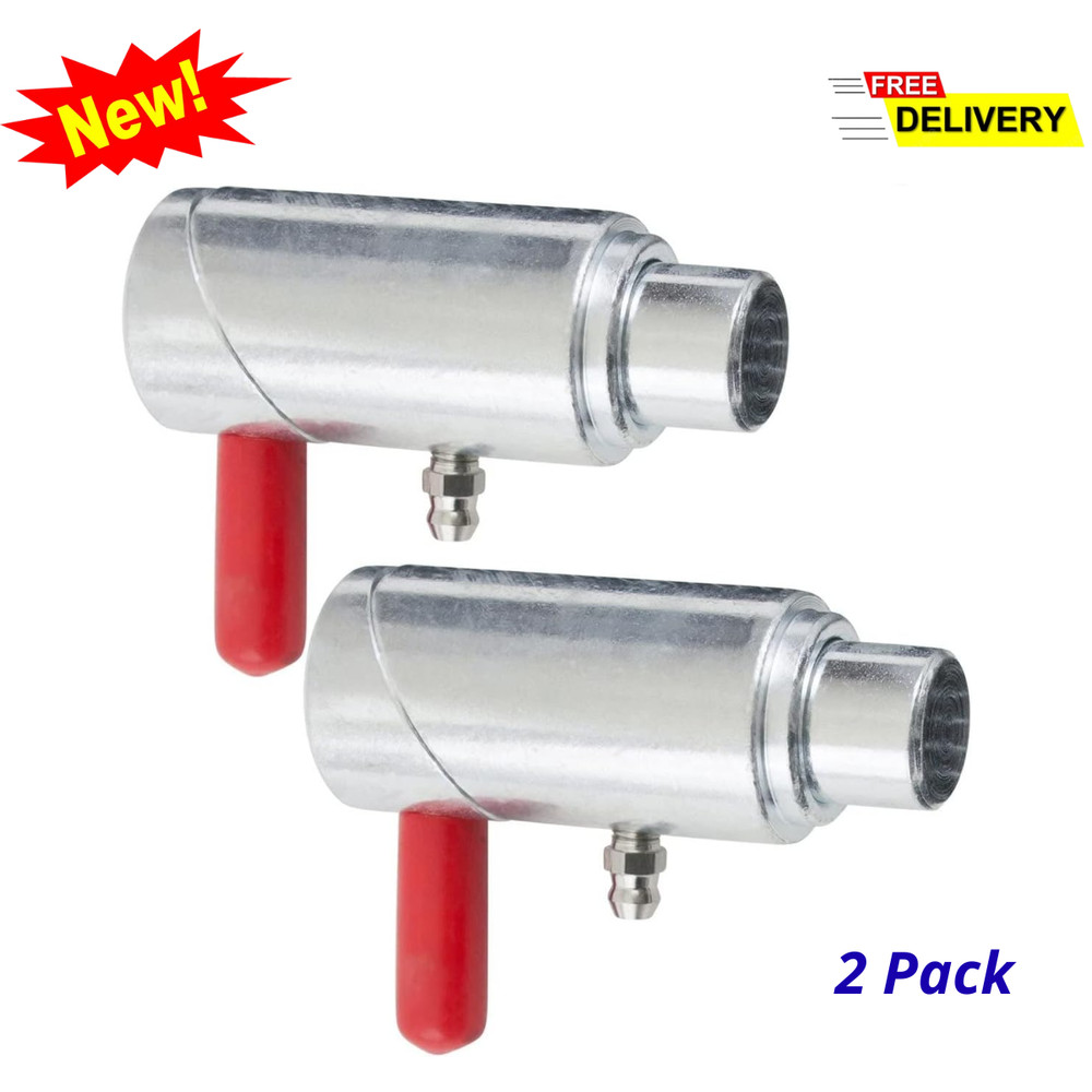 2 Pack 3/4″ Cam Lock Wrecker Twist Lock Plunger Pin Spring Loaded Zinc Plated