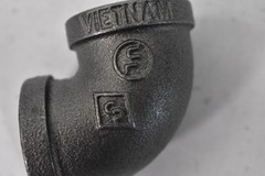 Lot of 20 3/4″ FM Vietnam Black Iron 90 Degree Pipe Elbow Fittings Threaded