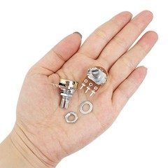 10PCS WH148 Potentiometer Shaft 15mm B1K 2K 5K 10K 20K 50K 100K 500K 1M Ohm 3Pin