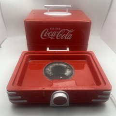 Coca-Cola Nostalgia Hot Dog Steamer – Retro Red Design, 20 Hot Dogs, 6 Buns
