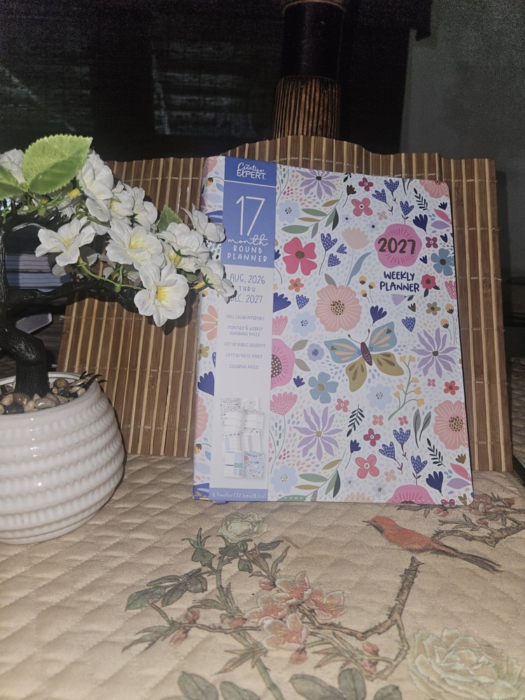 Creative Expert 17 Month BOUND Planner AUG 2026 -DEC 2027 Monthly/Weekly NEW