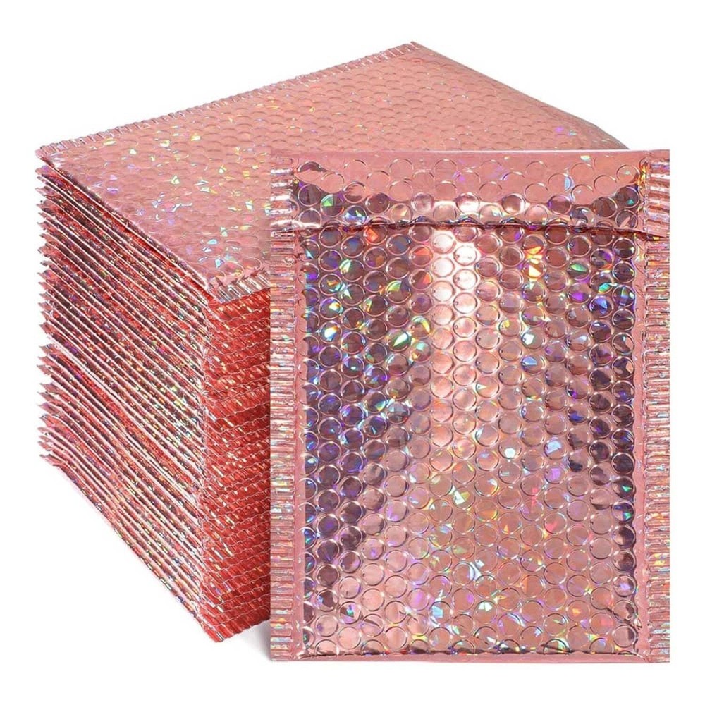 Rose Gold Bubble Envelope #0 6×10 Inches Metallic Glamour Mailers Pack of 500