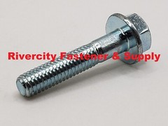 M6-1.0×35 Flange Bolts 6mm x 1.0 x 35mm Grade 10.9 Steel Screws M6x1.0 x 35 PT