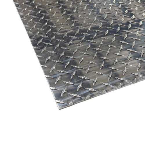 12″ x 48″ Diamond Plate Aluminum .063″ Thick (1/16 in) – Treadplate, 3003 Alloy