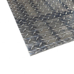 12″ x 48″ Diamond Plate Aluminum .063″ Thick (1/16 in) – Treadplate, 3003 Alloy