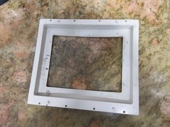 1993 HAAS VF-2 CNC VERTICAL MILL BAZEL DISPLAY MONITOR COVER 26-0001 REV.B