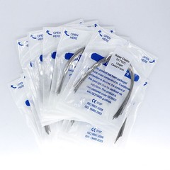 100×Dental Orthodontic Super Elastic Ni-Ti Arch Rectangular Wire Oval 17×25Upper