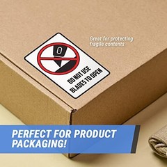1500 Warning Labels – ‘Do Not Use Sharp Objects’ Stickers, 2×3 Inch, Strong Adhe