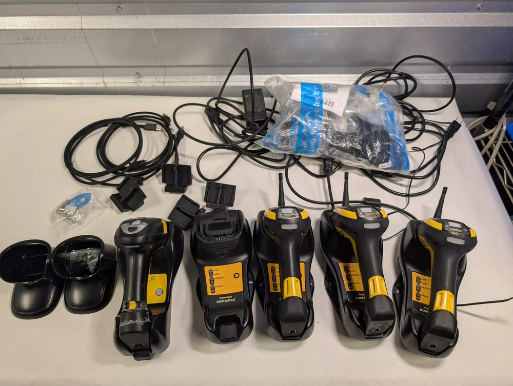 Datalogic PowerScan PM9500 PBT9500 Barcode Scanner & Cradle Lot