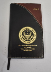 Lot of 2 United States Court Security Officers 2024 Calendar Notebooks Record