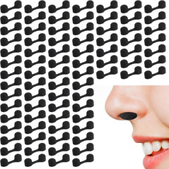 100 Pieces Nose Plug Filter Disposable Nose Dust Filters Bulk Sponge Nostril Fil
