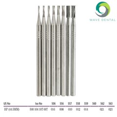 WAVE Dental HP Burs Carbide Straight Fissure Bur Straight Low Speed Bur HP 557